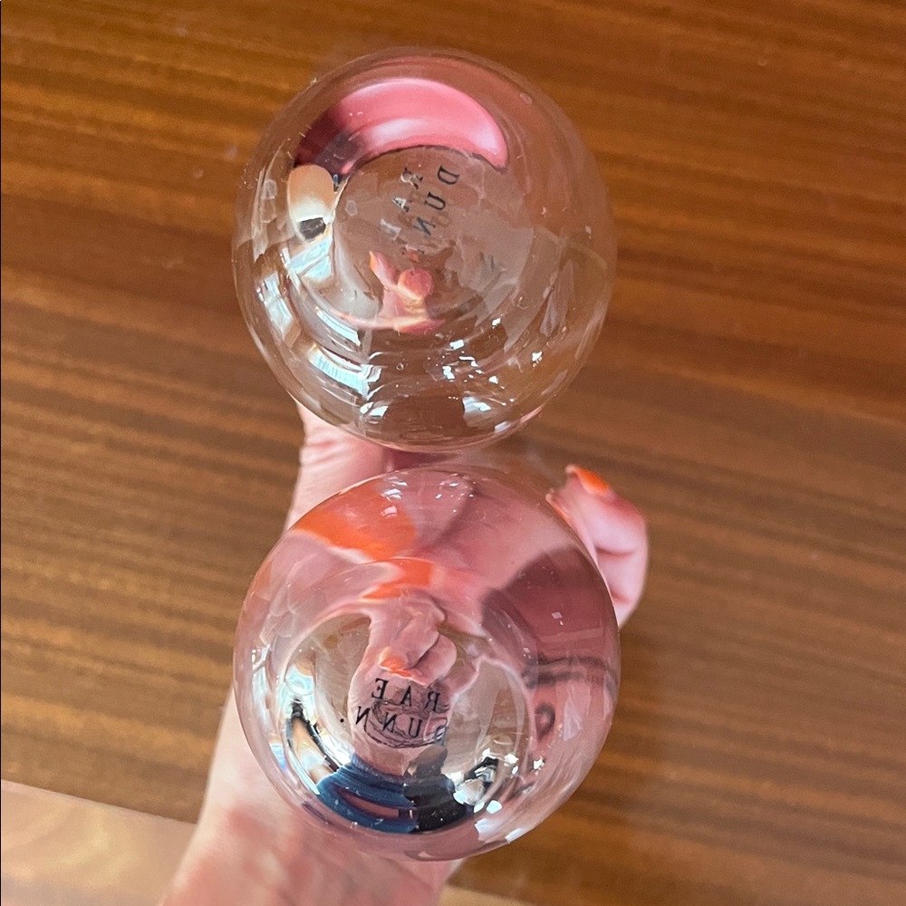 Like new Rae Dunn Clear Glass with Black Text - Picture 12 of 14